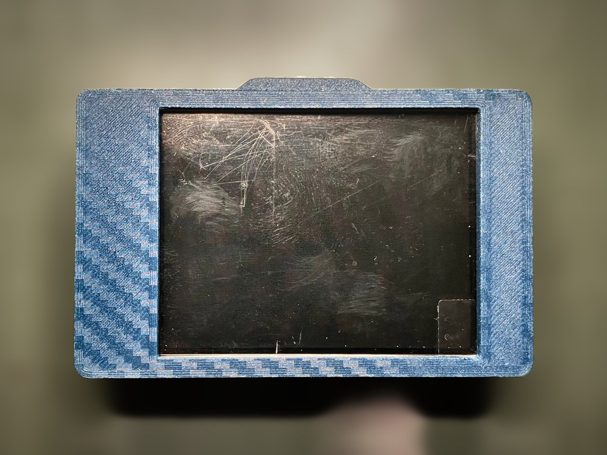 Front of the Sentinel v1.4 prototype main unit with its display set into the enclosure